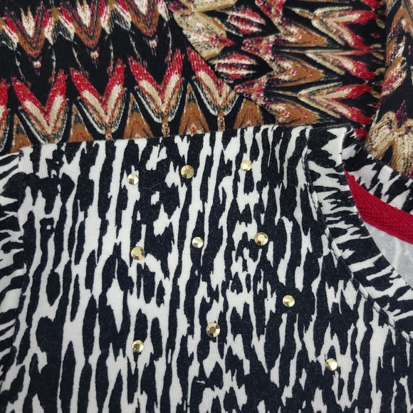 2 Rafaella Weekend Studded Zipper Top Bundle Lot 2X Plus - Picture 5 of 7